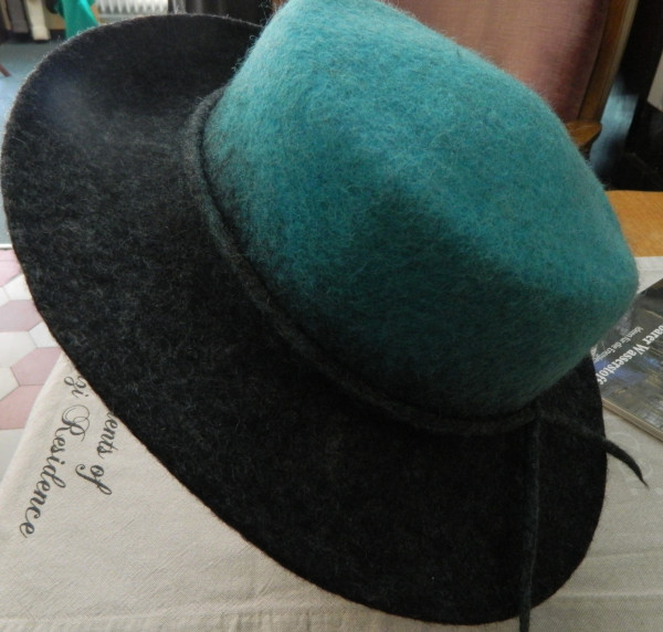 Ladies Hat turquise/grey